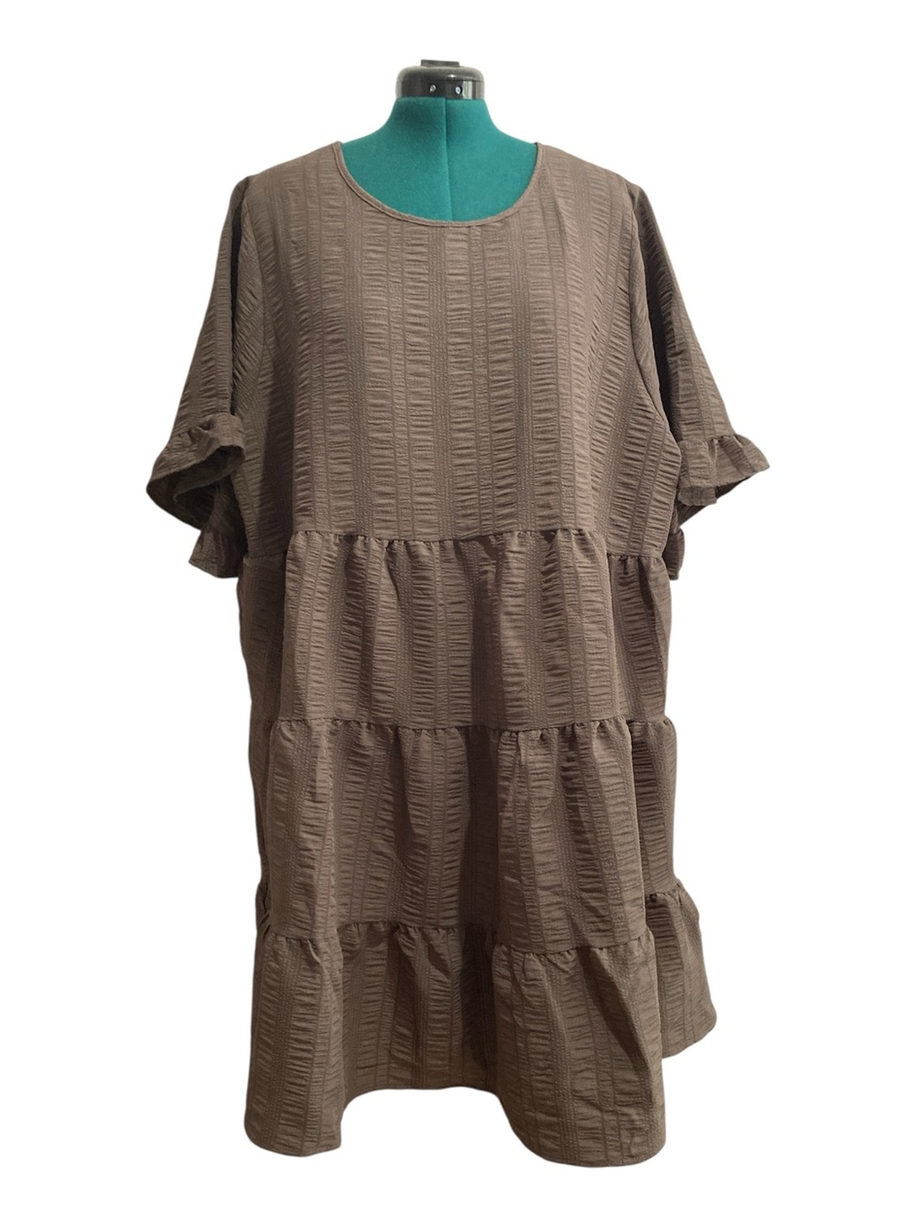 NWOT Torrid Gauze Tiered Ruffled Short Sleeve Babydoll Dress